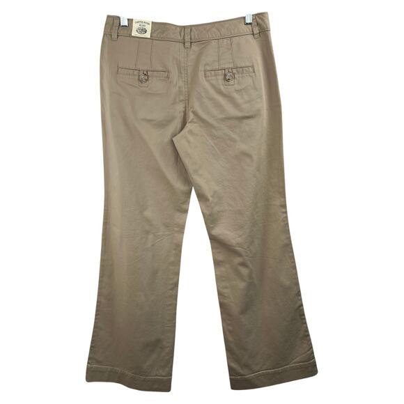 Canyon River Blues Mid-Rise Modern Fit Straight Wide Leg Pants Khaki Tan NWT 8 - Picture 2 of 12